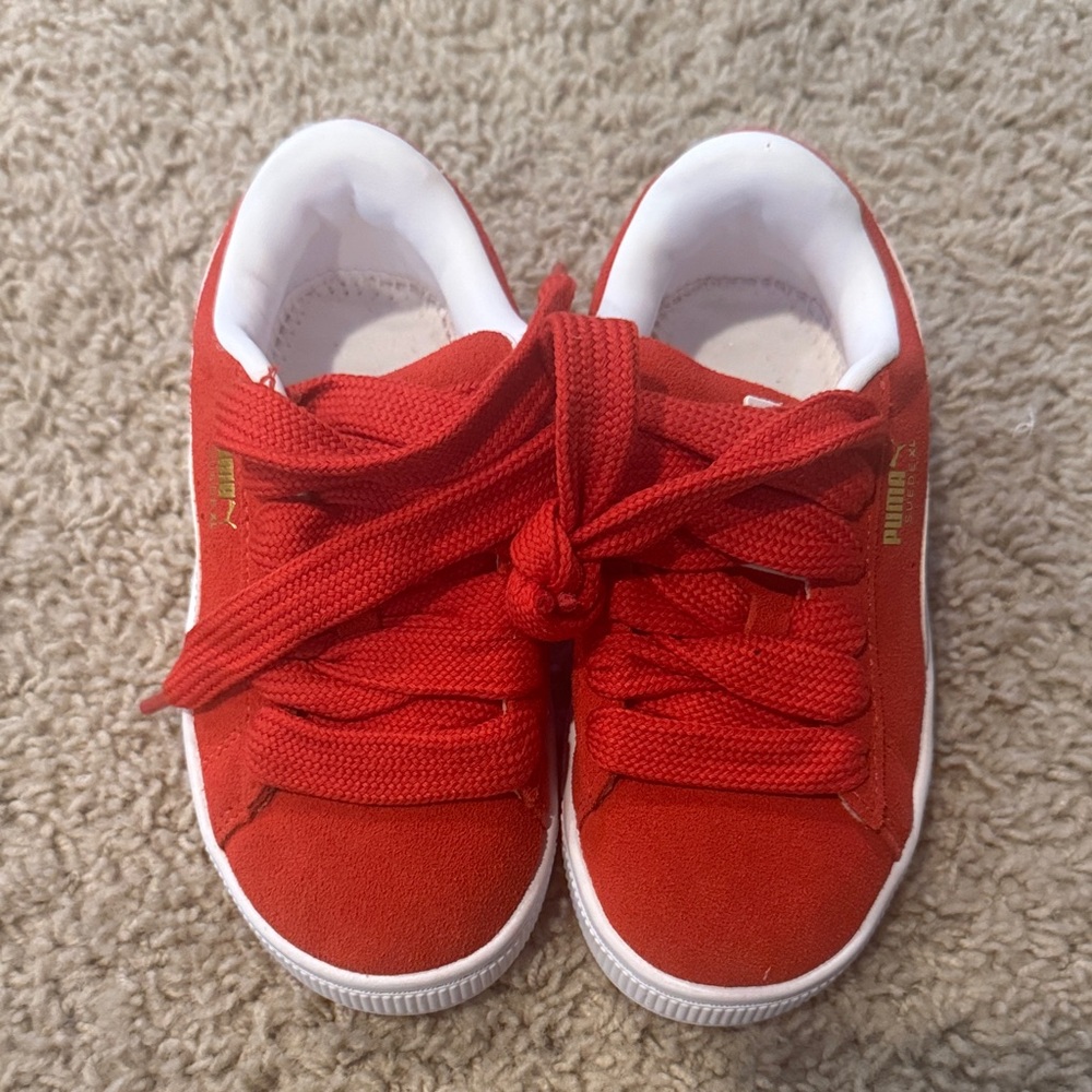 Puma Kids Vibrant Red Sneakers
